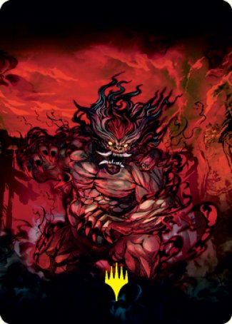 Vessel of the All-Consuming Art Card (Gold-Stamped Signature) [Kamigawa: Neon Dynasty Art Series] | Exor Games Bridgewater