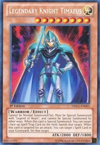 Legendary Knight Timaeus [DRLG-EN001] Secret Rare | Exor Games Bridgewater