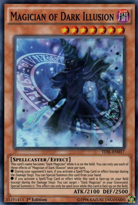 Magician of Dark Illusion [TDIL-EN017] Super Rare | Exor Games Bridgewater