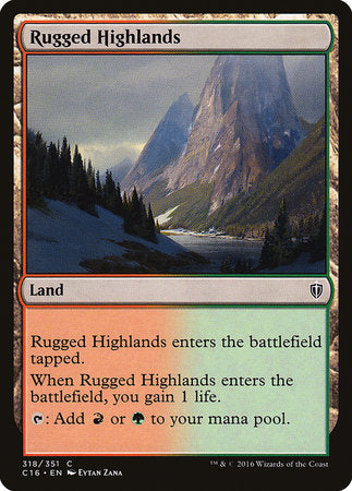 Rugged Highlands [Commander 2016] | Exor Games Bridgewater