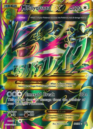 M Rayquaza EX (98/98) (Jumbo Card) [XY: Ancient Origins] | Exor Games Bridgewater