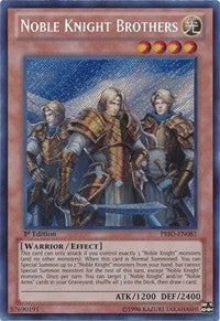 Noble Knight Brothers [PRIO-EN081] Secret Rare | Exor Games Bridgewater