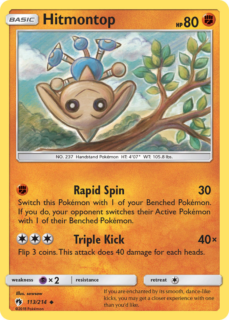 Hitmontop (113/214) [Sun & Moon: Lost Thunder] | Exor Games Bridgewater