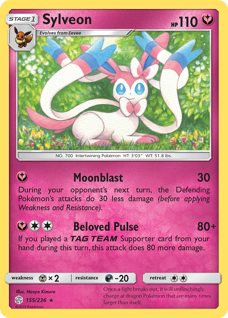 Sylveon (155/236) [Sun & Moon: Cosmic Eclipse] | Exor Games Bridgewater