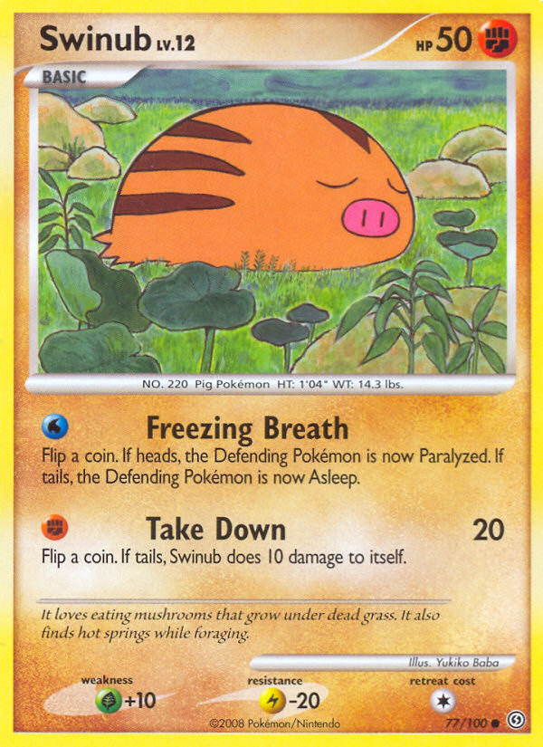 Swinub (77/100) [Diamond & Pearl: Stormfront] | Exor Games Bridgewater