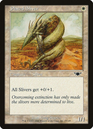 Plated Sliver [Legions] | Exor Games Bridgewater