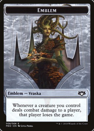 Emblem - Vraska, Golgari Queen [Mythic Edition Tokens] | Exor Games Bridgewater