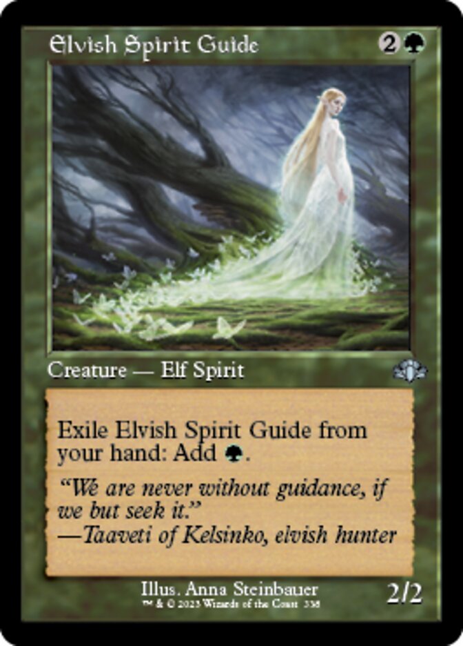 Elvish Spirit Guide (Retro) [Dominaria Remastered] | Exor Games Bridgewater