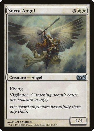 Serra Angel [Magic 2010] | Exor Games Bridgewater