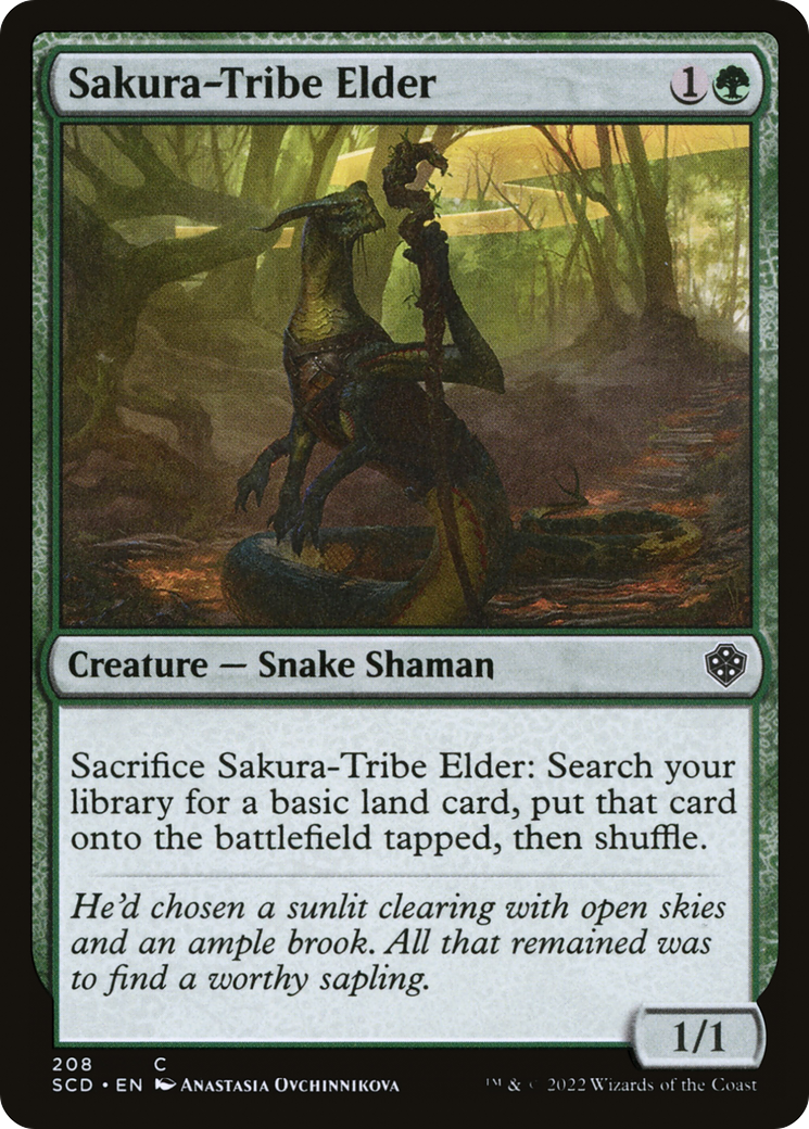 Sakura-Tribe Elder [Starter Commander Decks] | Exor Games Bridgewater