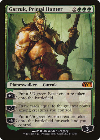 Garruk, Primal Hunter [Magic 2012] | Exor Games Bridgewater