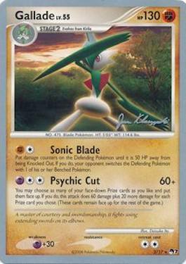 Gallade LV.55 (2/17) (Psychic Lock - Jason Klaczynski) [World Championships 2008] | Exor Games Bridgewater