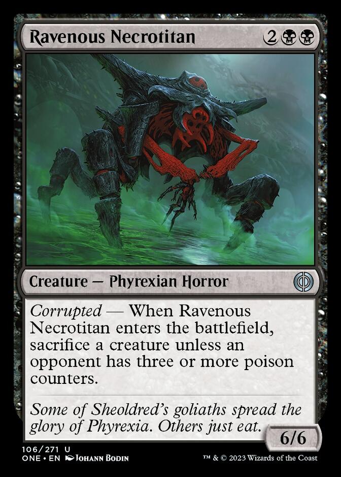 Ravenous Necrotitan [Phyrexia: All Will Be One] | Exor Games Bridgewater