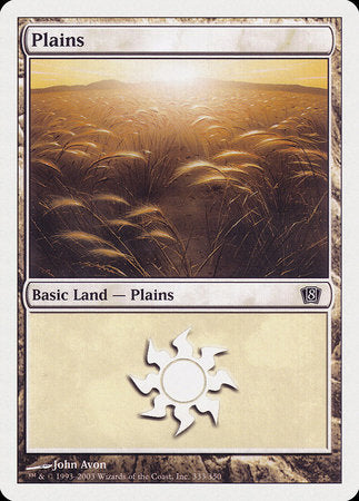 Plains (333) [Eighth Edition] | Exor Games Bridgewater