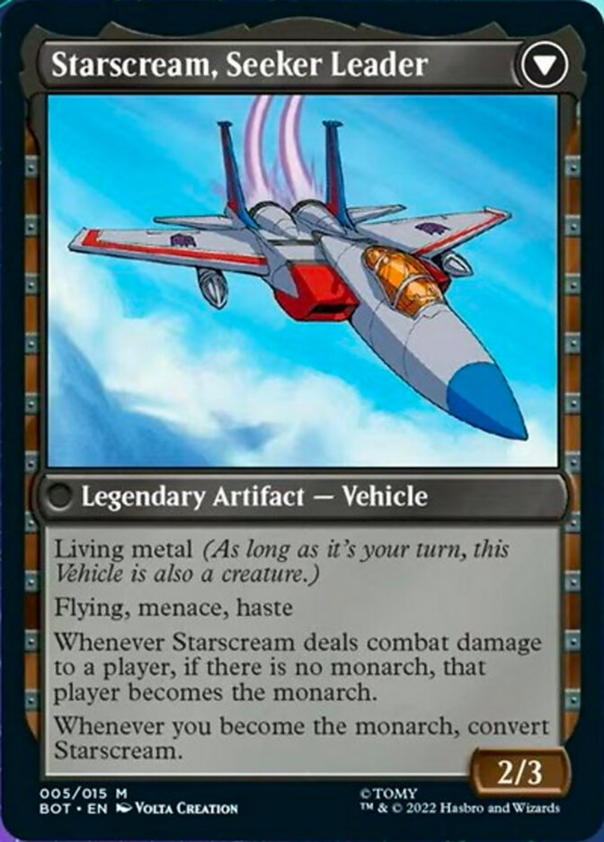 Starscream, Power Hungry // Starscream, Seeker Leader [Universes Beyond: Transformers] | Exor Games Bridgewater