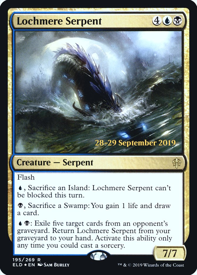 Lochmere Serpent  [Throne of Eldraine Prerelease Promos] | Exor Games Bridgewater