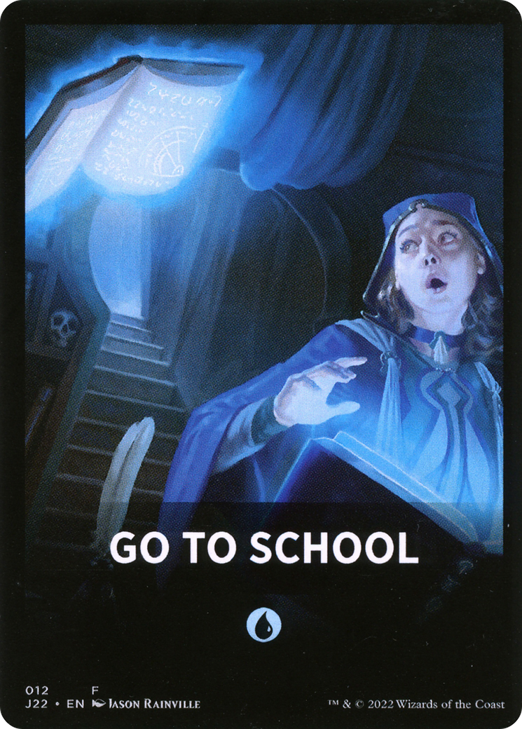 Go to School Theme Card [Jumpstart 2022 Front Cards] | Exor Games Bridgewater