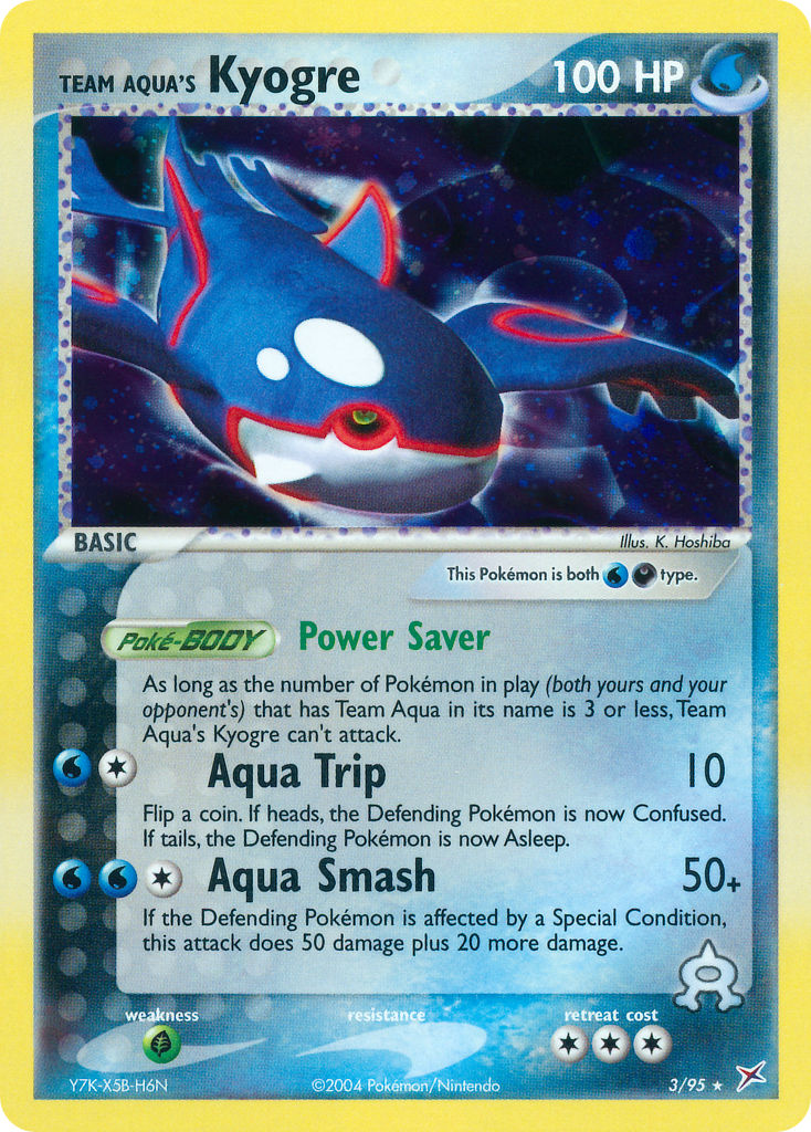 Team Aqua's Kyogre (3/95) (Theme Deck Exclusive) [EX: Team Magma vs Team Aqua] | Exor Games Bridgewater