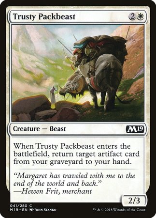 Trusty Packbeast [Core Set 2019] | Exor Games Bridgewater