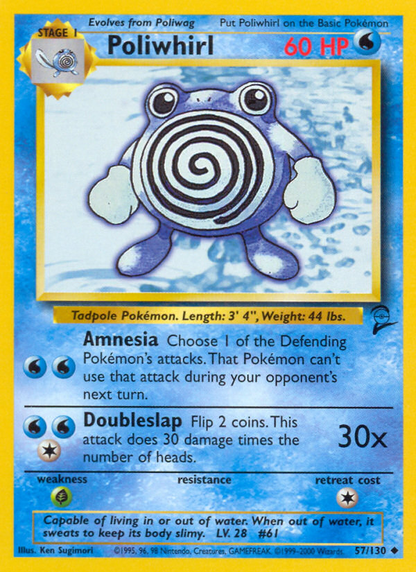 Poliwhirl (57/130) [Base Set 2] | Exor Games Bridgewater