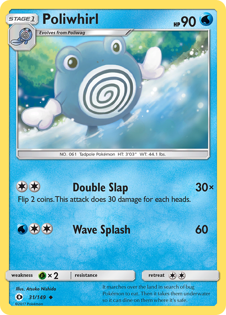 Poliwhirl (31/149) [Sun & Moon: Base Set] | Exor Games Bridgewater