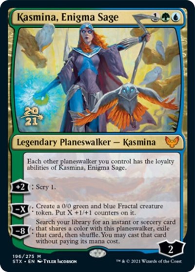 Kasmina, Enigma Sage [Strixhaven: School of Mages Prerelease Promos] | Exor Games Bridgewater