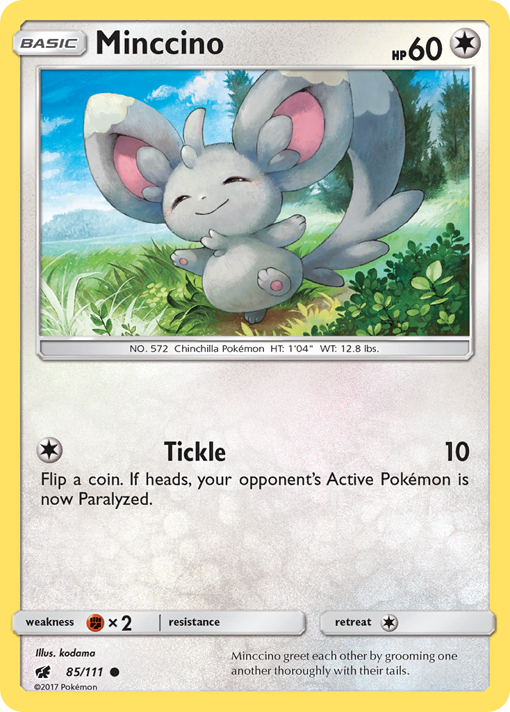 Minccino (85/111) [Sun & Moon: Crimson Invasion] | Exor Games Bridgewater