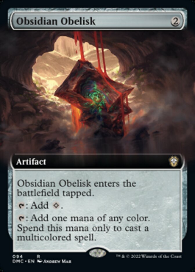 Obsidian Obelisk (Extended Art) [Dominaria United Commander] | Exor Games Bridgewater