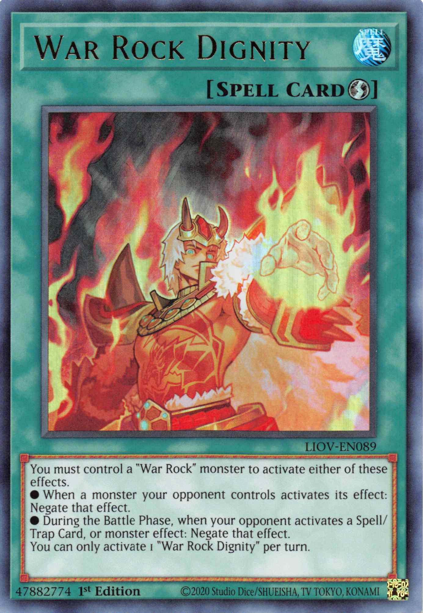 War Rock Dignity [LIOV-EN089] Ultra Rare | Exor Games Bridgewater