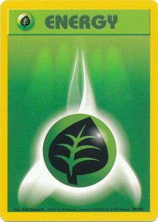 Grass Energy (99/102) [Base Set Unlimited] | Exor Games Bridgewater