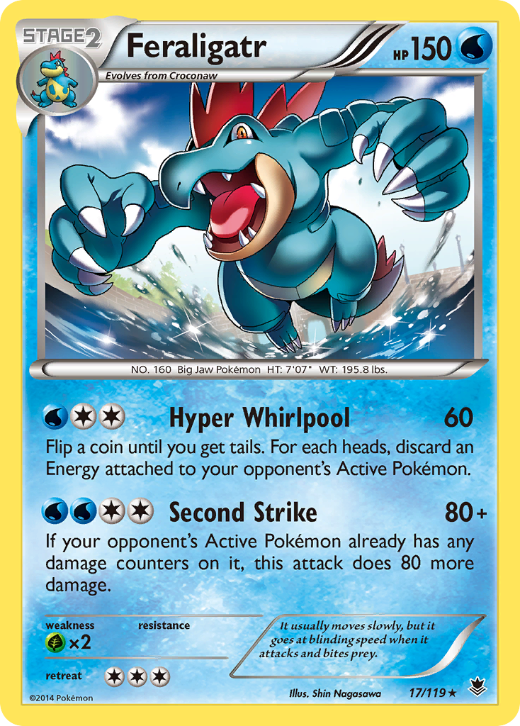 Feraligatr (17/119) [XY: Phantom Forces] | Exor Games Bridgewater