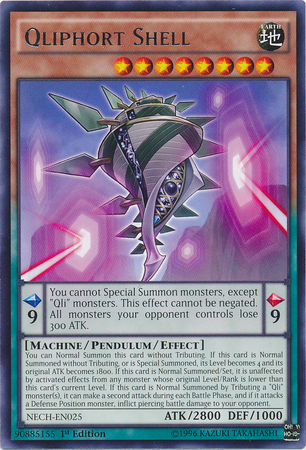 Qliphort Shell [NECH-EN025] Rare | Exor Games Bridgewater