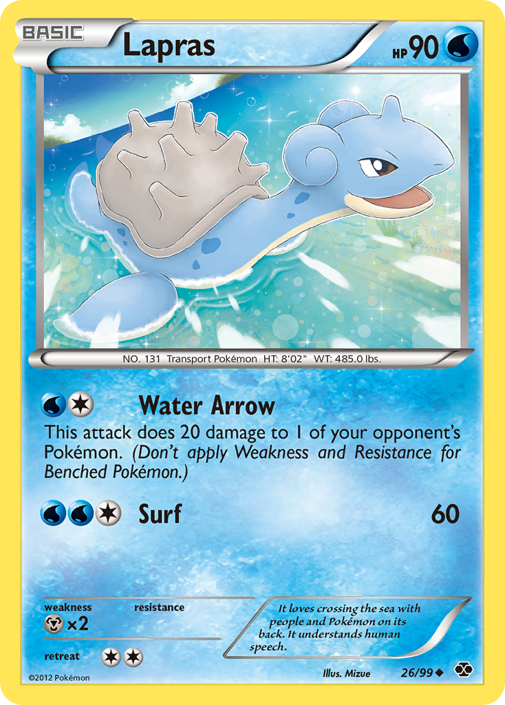 Lapras (26/99) [Black & White: Next Destinies] | Exor Games Bridgewater