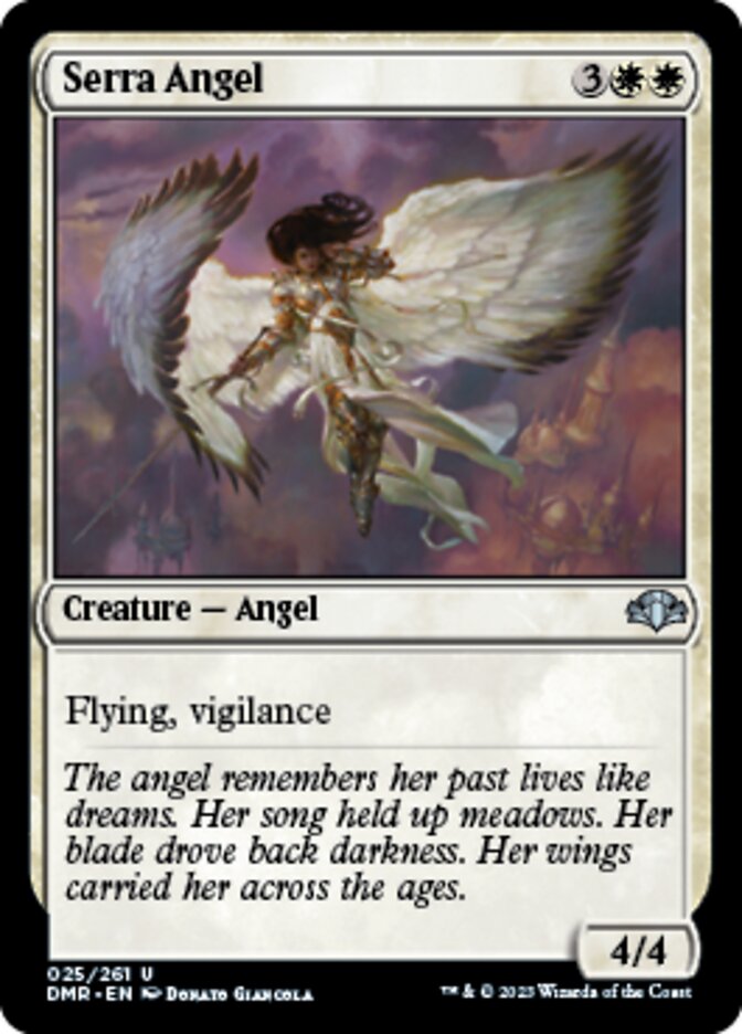 Serra Angel [Dominaria Remastered] | Exor Games Bridgewater