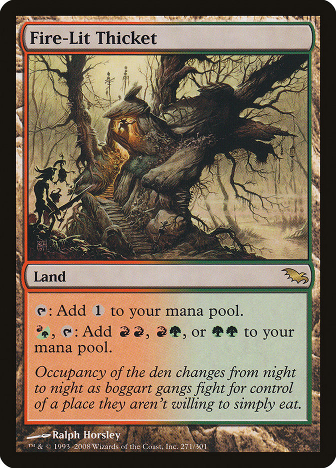 Fire-Lit Thicket [Shadowmoor] | Exor Games Bridgewater