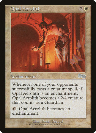 Opal Acrolith [Urza's Saga] | Exor Games Bridgewater