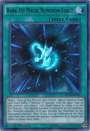 Rank-Up-Magic Numeron Force [MP14-EN101] Ultra Rare | Exor Games Bridgewater