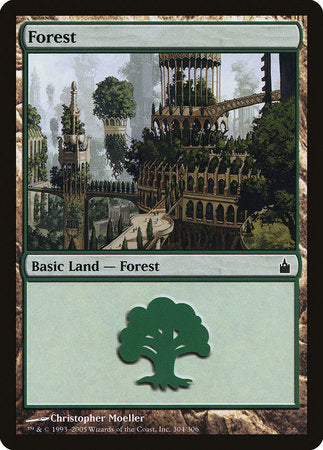 Forest (304) [Ravnica: City of Guilds] | Exor Games Bridgewater