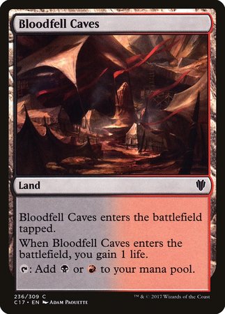 Bloodfell Caves [Commander 2017] | Exor Games Bridgewater