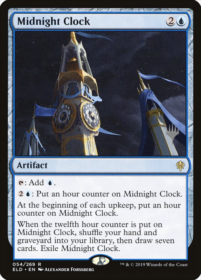 Midnight Clock (Promo Pack) [Throne of Eldraine Promos] | Exor Games Bridgewater