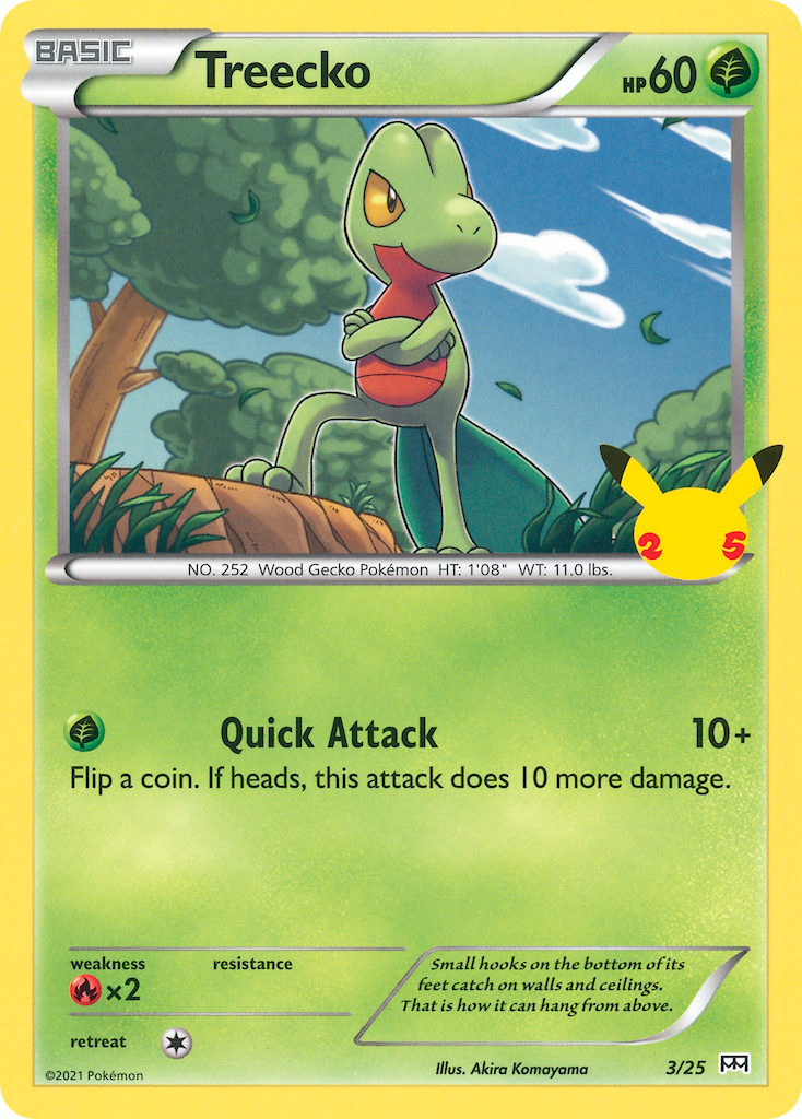 Treecko (3/25) [McDonald's 25th Anniversary] | Exor Games Bridgewater