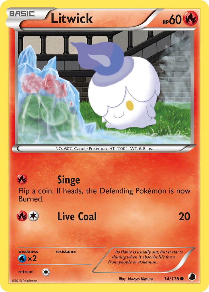 Litwick (14/116) [Black & White: Plasma Freeze] | Exor Games Bridgewater