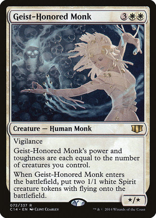 Geist-Honored Monk [Commander 2014] | Exor Games Bridgewater