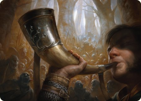 Horn of Gondor Art Card [The Lord of the Rings: Tales of Middle-earth Art Series] | Exor Games Bridgewater