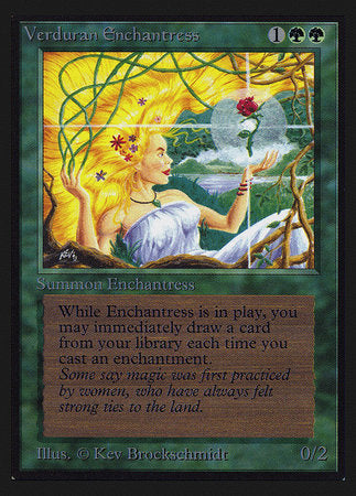 Verduran Enchantress (IE) [Intl. Collectors’ Edition] | Exor Games Bridgewater