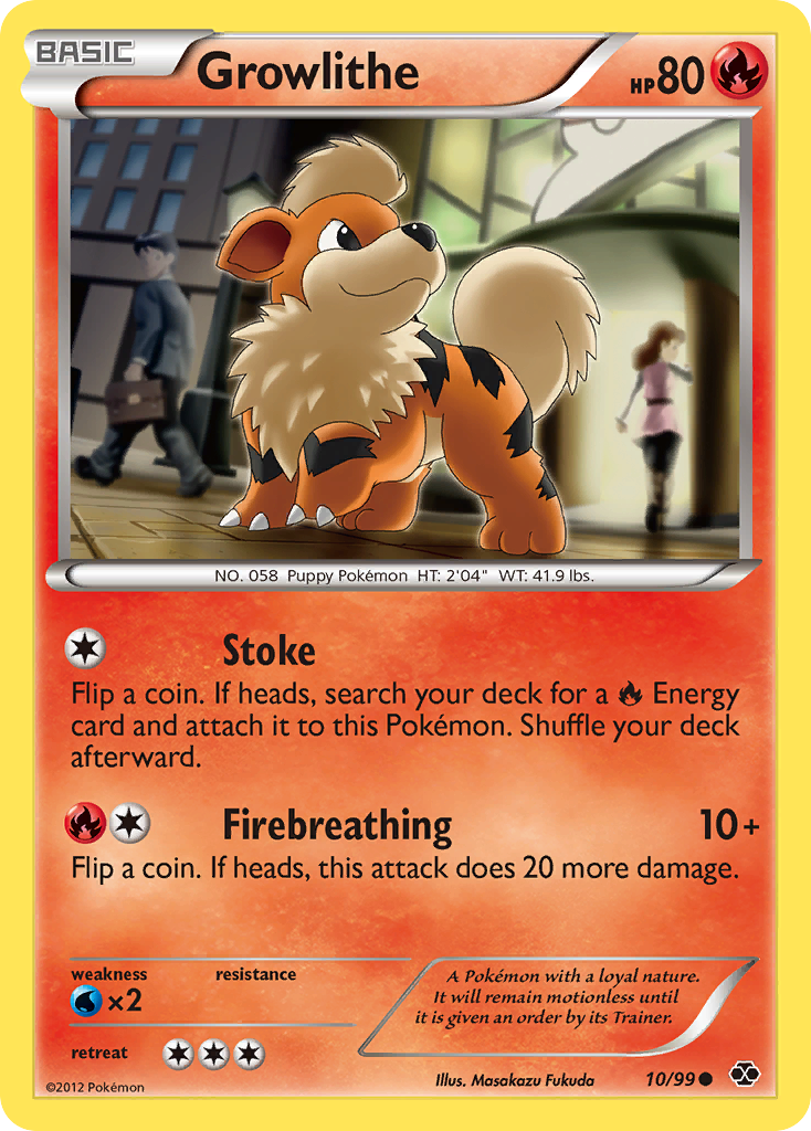 Growlithe (10/99) [Black & White: Next Destinies] | Exor Games Bridgewater