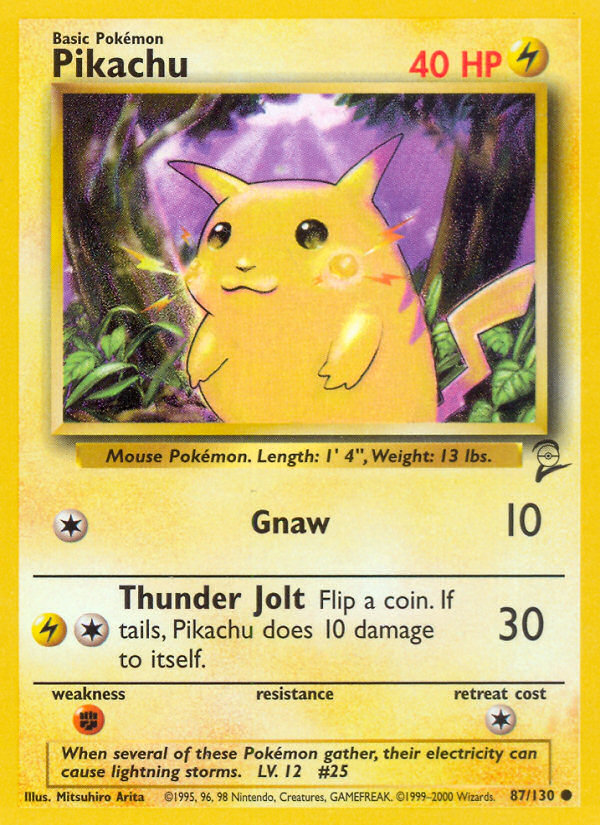 Pikachu (87/130) [Base Set 2] | Exor Games Bridgewater