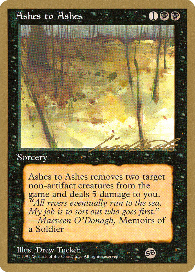 Ashes to Ashes (Leon Lindback) (SB) [Pro Tour Collector Set] | Exor Games Bridgewater