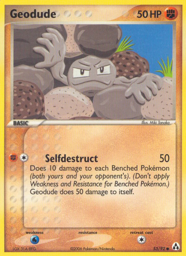 Geodude (53/92) [EX: Legend Maker] | Exor Games Bridgewater