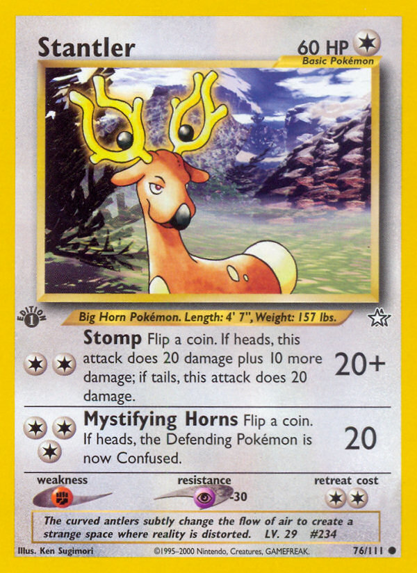 Stantler (76/111) [Neo Genesis 1st Edition] | Exor Games Bridgewater